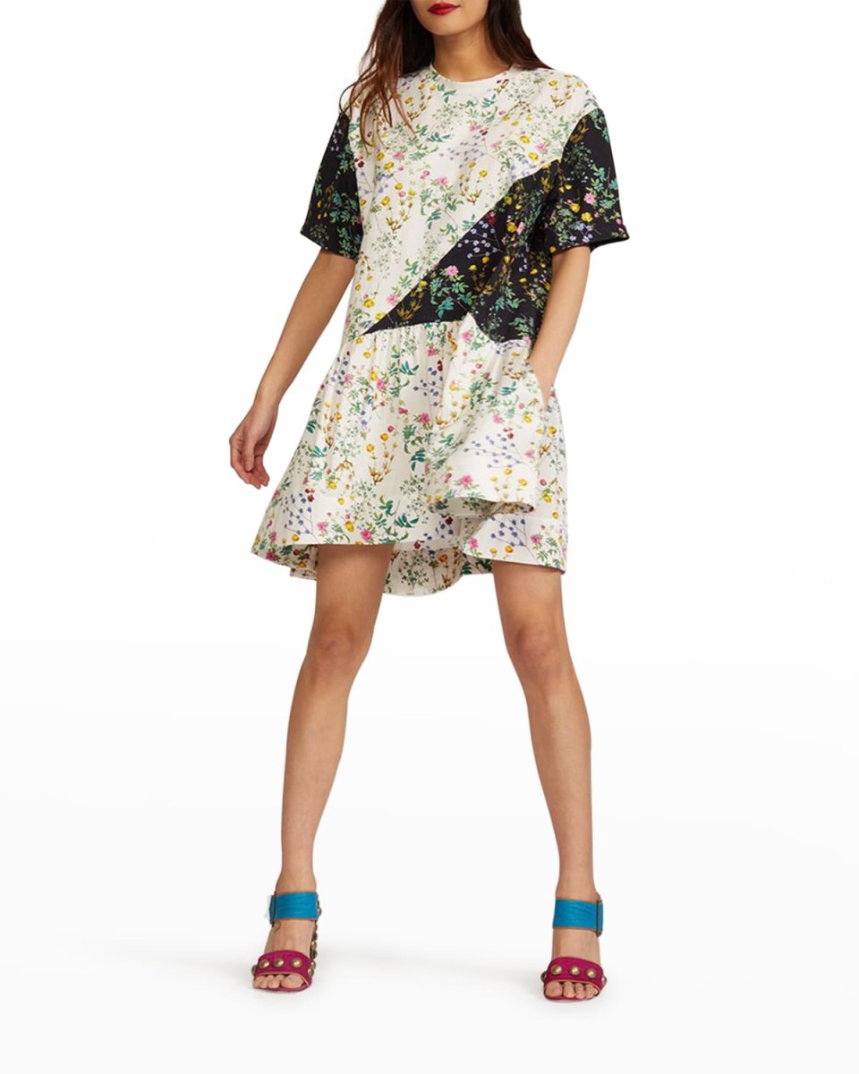 Demi Patchwork Tee Dress